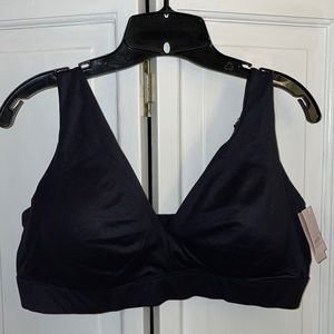 Black lined bralette